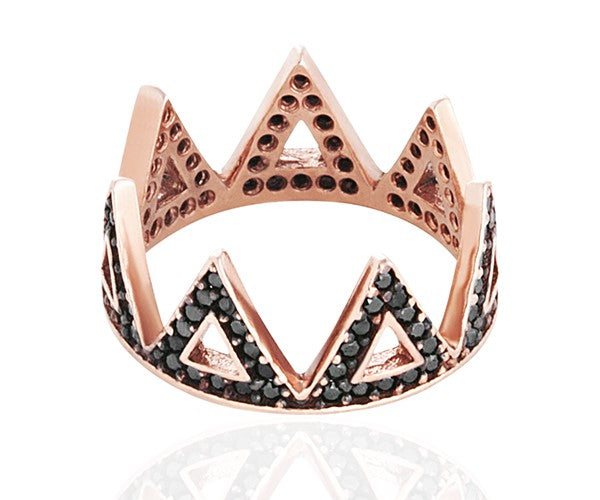 Hestia Zircon Crown Ring